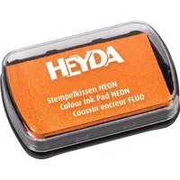 Heyda Stempel HEYDA 204888434 Stempelkissen Neon 9 x6 cm neonorange