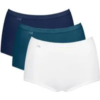 sloggi Maxislip Basic+ Maxi (3er Pack) perfekter Sitz, Cotton-Mix, hohe Taille