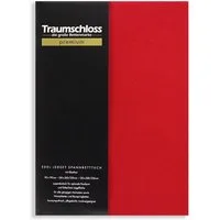 Traumschloss Spannbettlaken Premium, Jersey, Gummizug: rundum, (1 Stück), 165g/m², 95% gekämmte Mako Baumwolle, 5% Elasthan