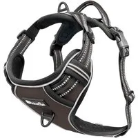 Bluzelle Hunde-Sicherheitsgeschirr Hundegeschirr mit Tasche / kleine Hunde S / Anti-Zug Reflektierend, Polyester, Nylon, EVA Schaumstoff, Zugstopp Hundeweste Brustgeschirr mit Griff / Atmungsaktiv, Gepolstert