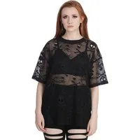 Banned T-Shirt Skull Queen Long Top