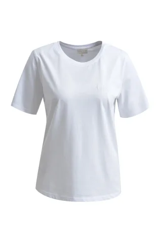 Milano Italy - T-Shirt with round neck white - Gr. - XL