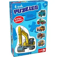 Noris Puzzle 6 erste Puzzles - Fahrzeuge, 20 Puzzleteile