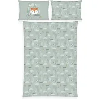 Baby Best Babybettwäsche babybest Nordic Forest, Flanell, 2 teilig, mit tollem Wendemotiv