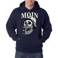 Youth Designz Kapuzenpullover Moin Captain Skull Herren Hoodie Pullover mit modischem Spruch Print