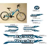 Non-Branded Fahrradrahmen Fahrrad DEKOR Satz ROCKY MTB Rahmen Frame Decal Sticker 11 teilig