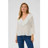 KAFFE Langarmbluse Langarm-Bluse KAjohanna