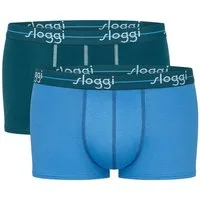 sloggi Retro Boxer Blue Start (2-St) Retro-Boxer Retro-shorts unterhose