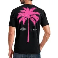 Neverless Print-Shirt Herren T-Shirt mit Palmen-Print Baumwollstoff und Grafik Aufdruck mit Print