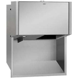 KWC Aquarotter WC-Doppelrollenhalter, EXOS, Edst., 284x350x147 mm, Unterputz, 2030034642 2030034642