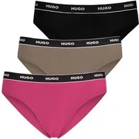HUGO Slip Cotton Stretch (3-St) mit Logobund