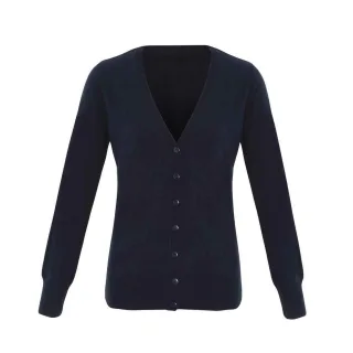 Premier - "Essential" Strickjacke V-Ausschnitt für Damen (Marineblau)