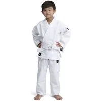IPPONGEAR Judoanzug Future 2 (Einsteiger & Kinder Judoanzug inkl. Weißem Gürtel), Gummizug & Schnürbund an der Hose I 335gr/m² Stoffdichte