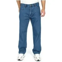 Wrangler Straight-Jeans Relaxed Fit, leicht & weich - FRONTIER DARK STONE JEANS