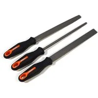 Premium tools Feile Holzfeile Holz Flachfeile Halbrundfeile Rundfeile Holzfeilen Satz, (1 St)