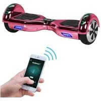 Robway Balance Scooter 6.5” Hoverboard W1 - 700 Watt mit LED Licht & Bluetooth Player, 700,00 W, 15,00 km/h, (Hoverbaord für Kinder, 1 tlg., Hoverboard, Balance Scooter, Skateboard, Elektro Scooter, Balanceboard), Self-Balance-Scooter, Bluetooth, Rob