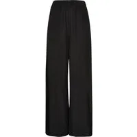URBAN CLASSICS Stoffhose Urban Classics Damen Ladies Wide Leg Viscose Pants (1-tlg)