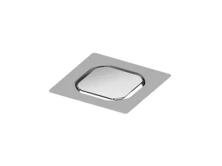 Tece drainpoint S Rostrahmen Edelstahl 100x100 mm inkl. Fliesenträger rahmenlos, 3660016 3660016