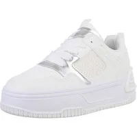 Ital-Design Damen Low-Top Freizeit Sneaker (88828453) Keilabsatz/Wedge Sneakers Low in Weiß
