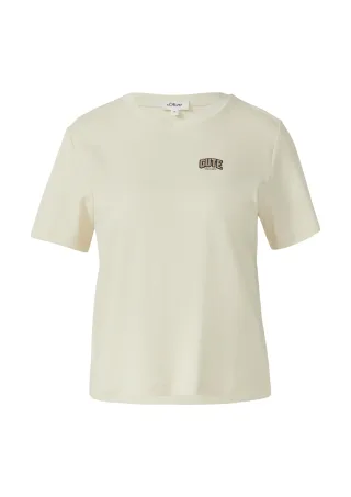 s.Oliver - T-Shirt creme - Gr. - 46