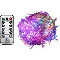 Gartenpirat LED-Lichterkette Christbaum LED Lichterkette Dekobeleuchtung 8 Programme Weihnachten
