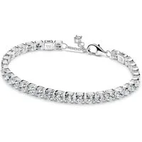 Pandora Tennisarmband Damen-TennisSilber Zirkonia