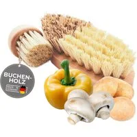 Topanbieter999 Reinigungsbürste in verschiedenen Ausführungen, Optimal geeignet für Gemüse und Champignons