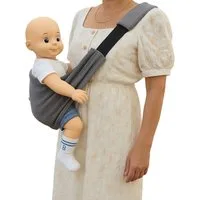 ibettertec Babytrage Babytrage,Kleinkindtrage, 2026 Neue ergobaby babytrage von, Neugeborenen bis Kleinkind,tragbare leichte rutschfeste Hüftsitztrage