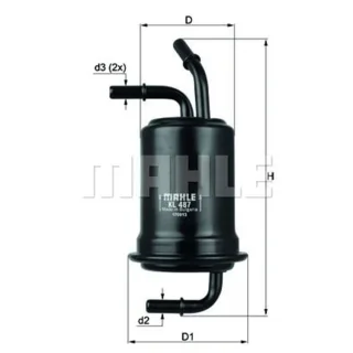 Mahle Kraftstofffilter Kia Carens Shuma