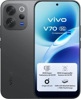 Vivo V70 256GB [Dual-Sim] authentic black