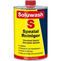 decotric® soluwash S Spezialreiniger Kleberentferner Etikettenentferner Flüssigreiniger (entfernt effektiv hartnäckige Klebereste von Klebebändern & Etiketten)