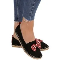 Disney Schwarze Espadrilles mit Schleife Minnie Maus DISNEY 39 EU / 6 UK Espadrille
