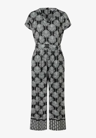 MORE & MORE - Jersey-Jumpsuit schwarz - Gr. - 36