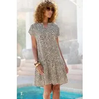 LASCANA Blusenkleid mit Allover Animal-Print