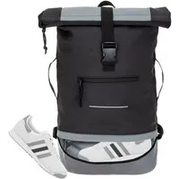 ELEPHANT Freizeitrucksack Time Bag aus Plane mit Bodenfach, Rucksack Laptoprucksack Daypack wasserabweisend + Trinkflasche