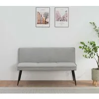 OTTO home Essbank Ianna, schwarze Metallbeine, pflegeleichtem Webstoff Bezug, Breite 140 cm