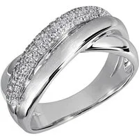 Firetti Fingerring Schmuck Geschenk Silber 925 Silberring blau glitzernd, mit Zirkonia (synth)
