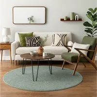 Snapstyle Veloursteppich Hochflor Velours Teppich Mona Rund, Rund, Höhe: 16 mm