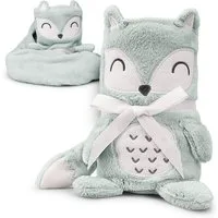 Babydecke, Babykajo, 2in1 Kuscheldecke - Babydecke wird zum Kuscheltier