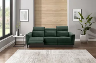 OTTO home 3-Sitzer "LUND B: 222 cm - OTTO. Verlässliche Qualität. Mit Relaxfunktion" in 2 Sitzen (links/rechts), manuell/elektrisch (USB-C), Kopfteilverst.