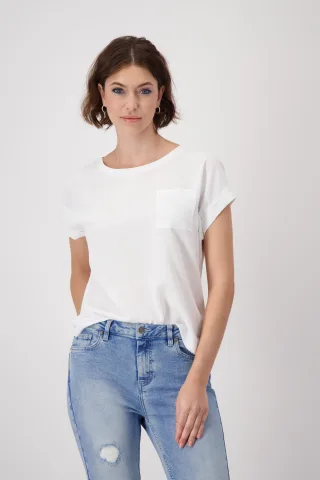 monari - Basic-Blusenshirt off-white - Gr. - 44
