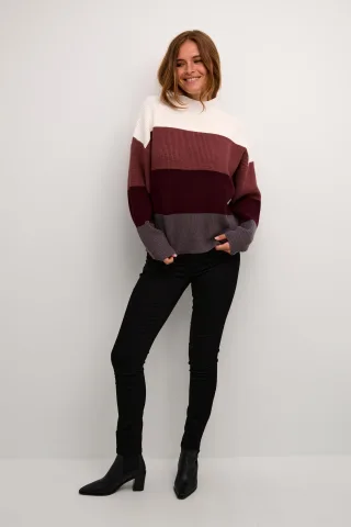 Strickpullover Oversize fit wine