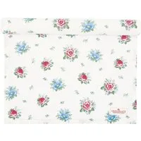 Greengate Tischläufer Alivia Tischläufer white 140x45cm