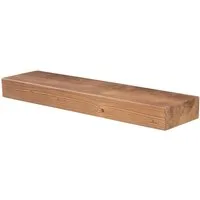 Levandeo® Wandregal, levandeo Wandregal Holz Massiv 80x20cm Eiche Farbig Wandboard Regal