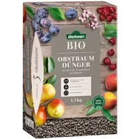 Dehner Gartendünger Bio Obstbaumdünger, hochwertiger NPK-Dünger, 5 Pflanzen, natürliche Langzeitwirkung, organisch mit Spurennährstoff