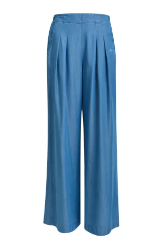 Smith&Soul - Lyocell Wideleg Pants denim - Gr. - XS