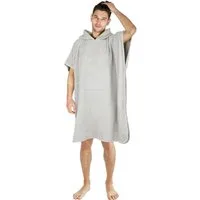 normani Badeponcho Badeponcho aus Bio-Baumwolle Sitra, Bio-Baumwolle, Kapuze, Schlupf, Strandponcho 90x105 cm aus 100 % Öko-Baumwolle mit Kapuze