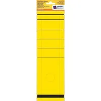 Avery Zweckform Etiketten 10x Ordner-Etiketten A4 Breit Lang Gelb, A4 Ordnerrücken Rückenschilder Ordner-Aufkleber