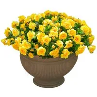 Kunstblumenstrauß 4er Set künstliche Azaleen-Blumensträuße, künstliche Kamelienblumen, Agger, geeignet für Terrasse, Garten und Wohnungsdekoration