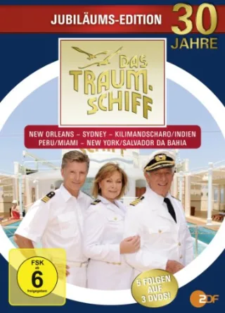Das Traumschiff - Jubiläums-Edition - 30 Jahre (New Orleans-Sydney / Kilimandscharo-Malediven-Indien-Peru-Miami / New York-Savannah-Salvador de Bahia) [3 DVDs]